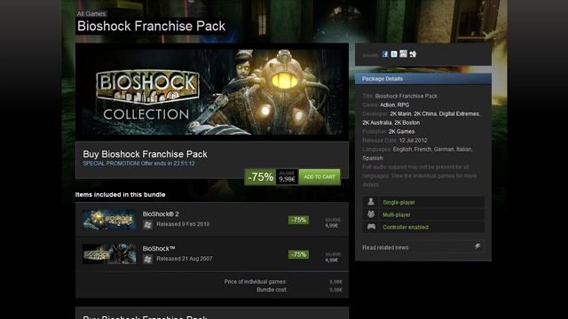 Salebox - Steam Summer Sale - 22nd July 2012 смотреть онлайн