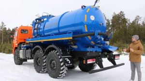 Самая популярная модель_ вакуумная машина МВ-10М КАМАЗ-43118