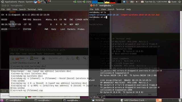 Cracking 64 Bit WEP смотреть онлайн