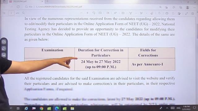 LATEST UPDATE NEET 2022 | CORRECTION WINDOW OPEN | क्या क्या चेंज कर सकते हैं इस बार ? #NEET_2022 смотреть онлайн