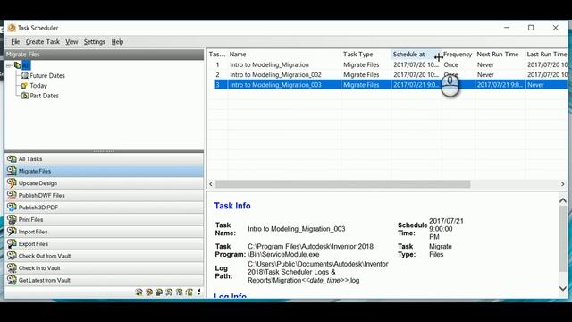 Inventor Task Scheduler смотреть онлайн
