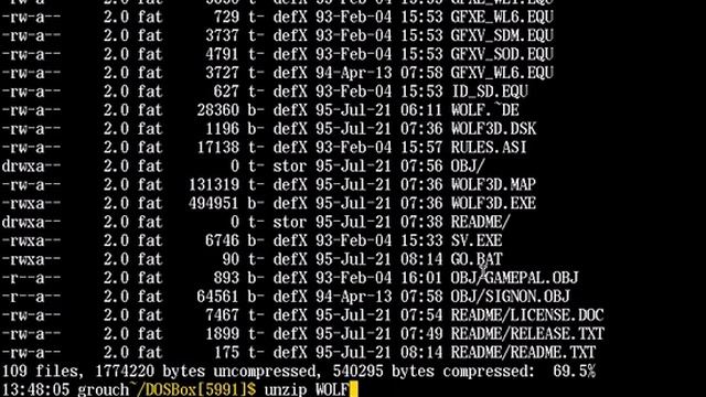 Wolfenstein 3D をソースコードからビルドする (part 1 of 2) смотреть онлайн