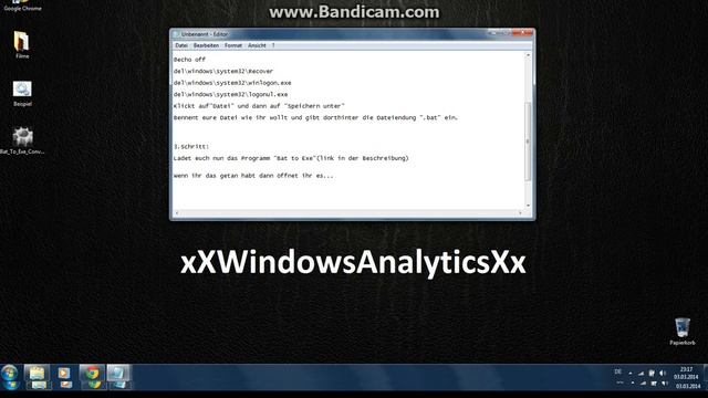Virus erstellen!!!!Windows löschen!!!!! смотреть онлайн