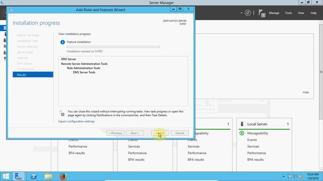 Configure Web server and DNS server on Windows 2012R2 смотреть онлайн