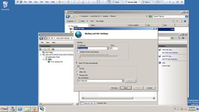 [2] Cấu hình Website HTTP, FTP (1) - windows server 2008 смотреть онлайн