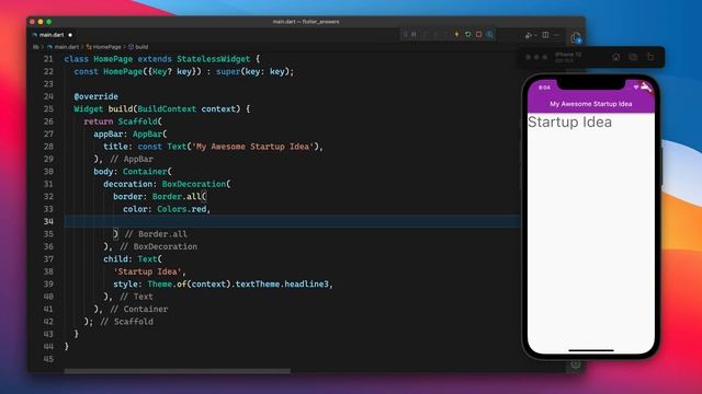 Flutter Container Border | Adding Border around any widget 2021 смотреть онлайн