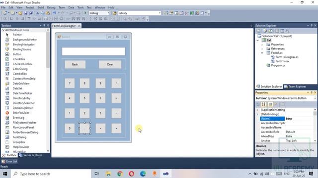 Make a Calculator in C# Windows Form Application Part 1 - C# Development Tutorial 4 (Urdu/Hindi) смотреть онлайн
