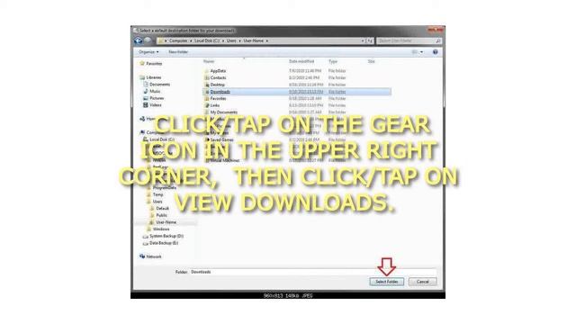 How to Change Default Download Location in IE9 IE10 and IE11 смотреть онлайн