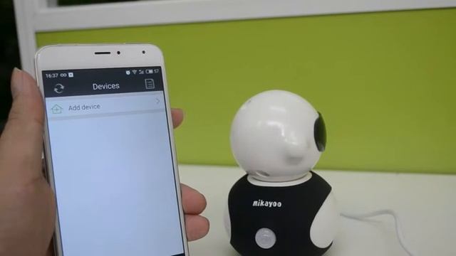 Mikayoo IP Camera / Baby Monitor A8 Tutorial for Android Phone смотреть онлайн