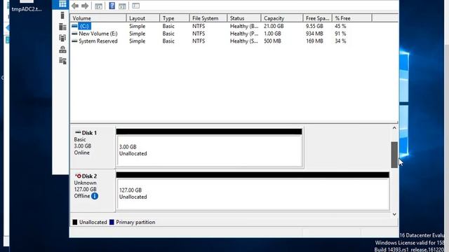 How to Add HDD on Hyper V with Windows Server 2016 смотреть онлайн