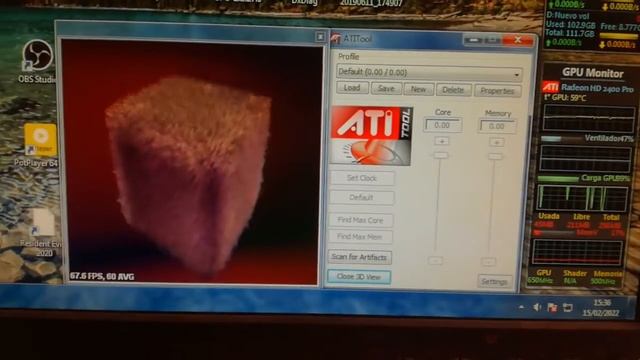 Estresando Radeon HD 2400 pro смотреть онлайн
