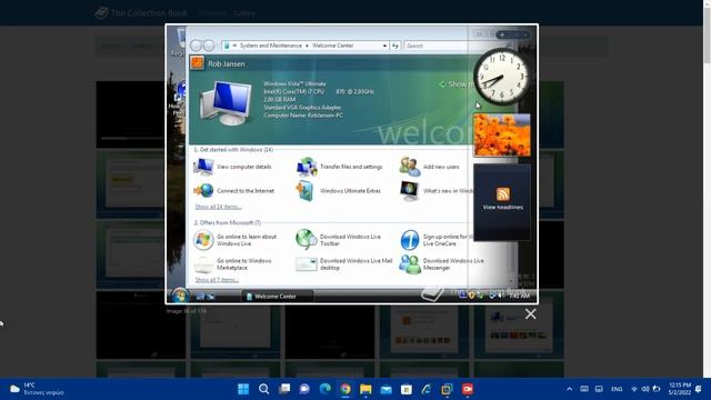 "Downgrading" to Windows Vista Build 5744 смотреть онлайн