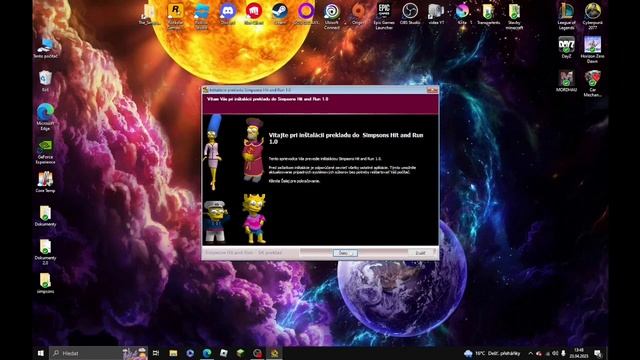 Jak stáhnout a nainstalovat - The Simpsons Hit and Run + jak dát do hry Slovenštinu 😊 ( Download ) смотреть онлайн