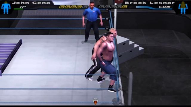 John Cena VS Brock Lesnar Ladder Match wwe SmackDown! HCTP 4K 60FPS смотреть онлайн