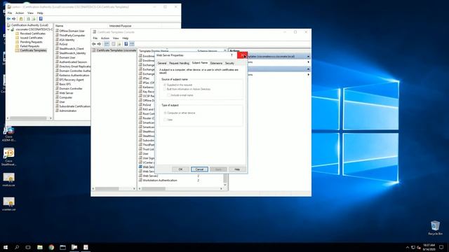Cisco: Security - PKI Certificate Templates смотреть онлайн
