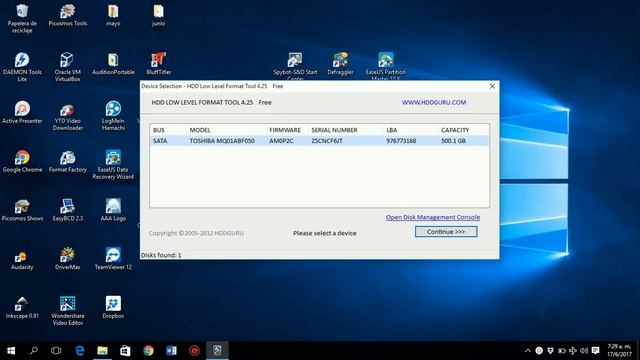 Instalación De HDD Low Level Format смотреть онлайн