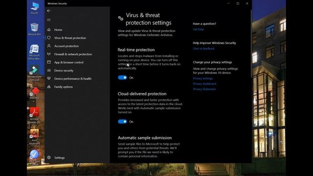 How to Turn off or Turn on Windows Defender Real Time Protection in windows 10 in 2019 смотреть онлайн