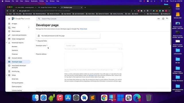How to access publisher account and create developer page смотреть онлайн