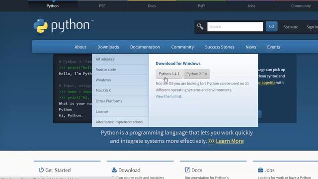 Python Tutorial #1: Downloading and Installing Python смотреть онлайн