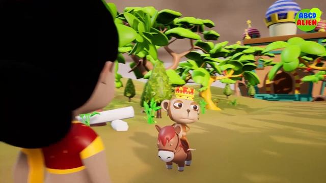 Chal Chal Guram | Kids Learning | Phonic Songs | ABCD Alien