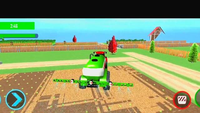 Tractor Wheat Farming Game - Tractor Farming Simulator 2024 - Android Gameplay смотреть онлайн