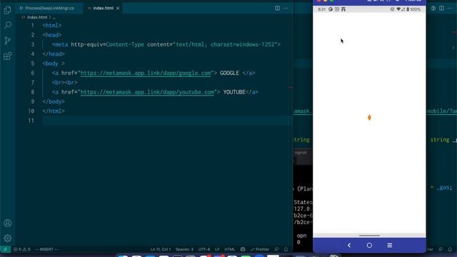 Metamask Android Deeplink Bug смотреть онлайн