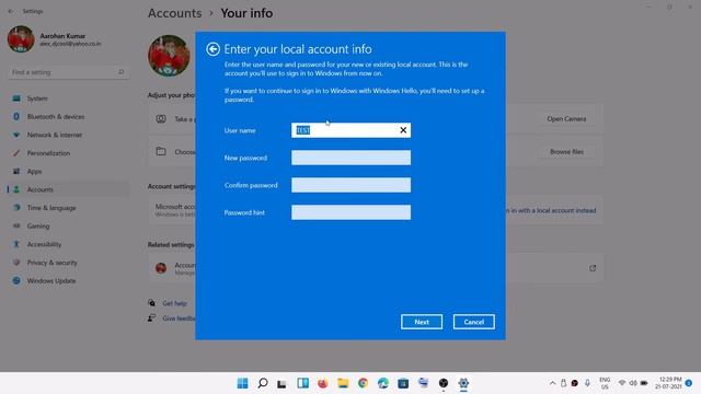 How To Login To Windows 11 With Local Account Instead Of Microsoft Account смотреть онлайн