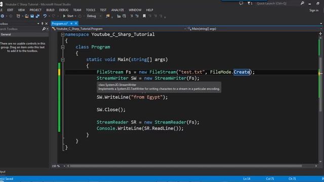 C# Tutorial 31 - StreamReader смотреть онлайн
