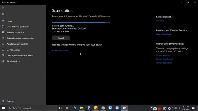 Windows defender scan смотреть онлайн
