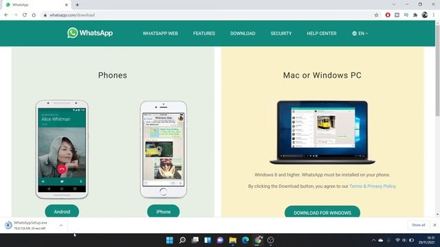 Cara Download dan Install WhatsApp di Windows 11 смотреть онлайн