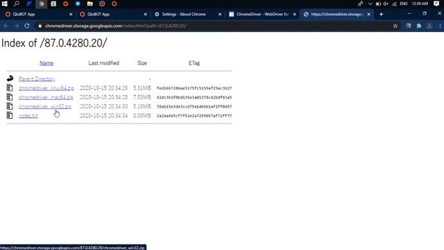 Tutorial Update Chrome Driver Qlobot смотреть онлайн