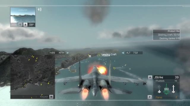 Tom Clancy's H.A.W.X. Mission 6 - Glass Hammer смотреть онлайн