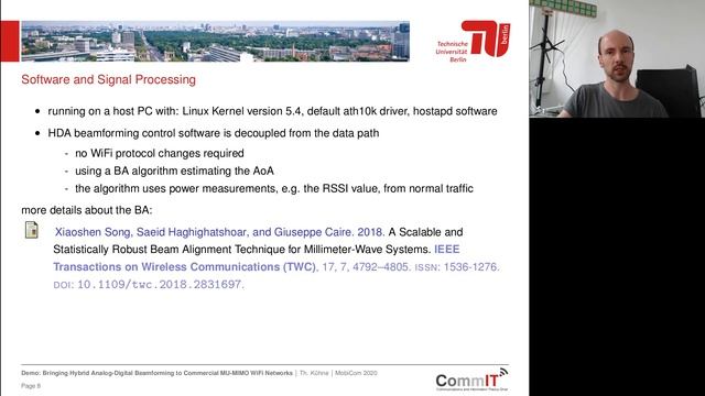 MobiCom 2020 Demo - Bringing Hybrid Analog-Digital Beamforming to Commercial MU-MIMO WiFi Networks смотреть онлайн