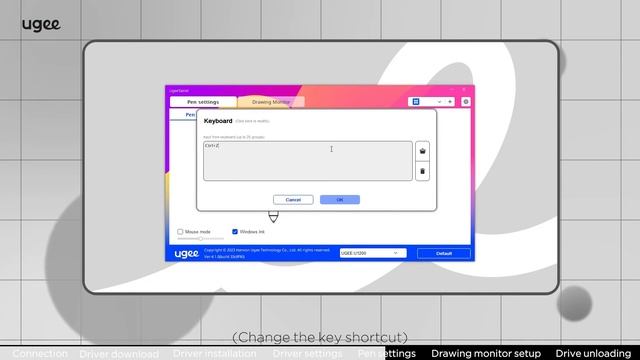 ugee drawing devices connect and Driver (Version 4.1) Tutorial for Windows смотреть онлайн