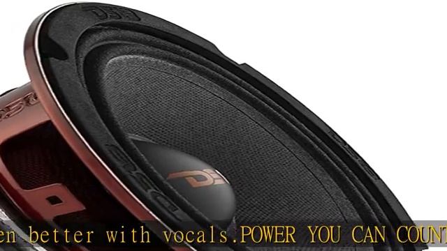 DS18 PRO-X6M Loudspeaker - 6.5", Midrange, Red Aluminum Bullet, 450W Max, 225W RMS, 8 Ohms - Premiu смотреть онлайн