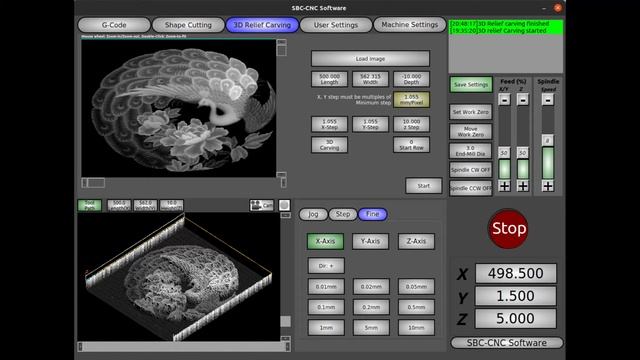 Raspberry pi CNC: SBC-CNC Features смотреть онлайн