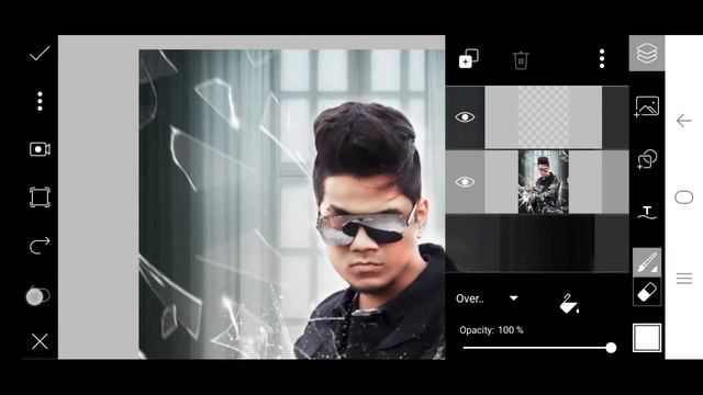 PicsArt Broken Glass Concept Photo Editing Tutorial in Picsart Step by Step in Picsart смотреть онлайн