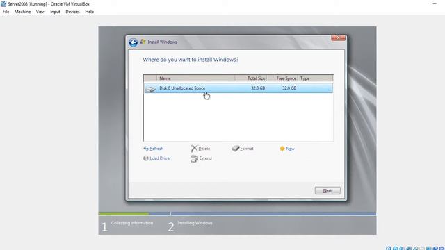 Windows server 2008 VB Installation смотреть онлайн