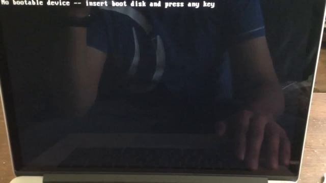 Issue 1: How to resolve No bootable device -- Insert boot disk and press any key Boot Camp Mac смотреть онлайн
