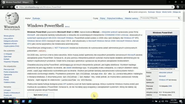Kurs Powershell #01: Czym jest Windows Powershell? смотреть онлайн