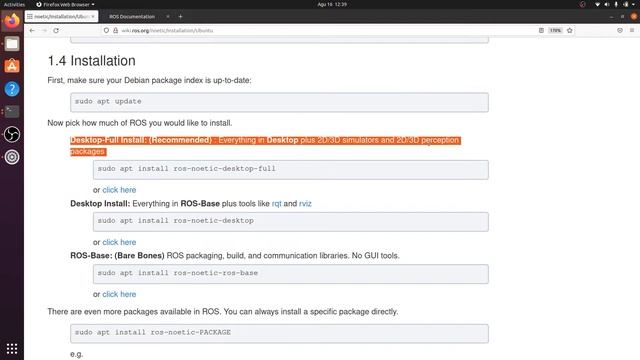 Instalasi ROS Noetic di Ubuntu 20.04 | ROSTUT #1 смотреть онлайн