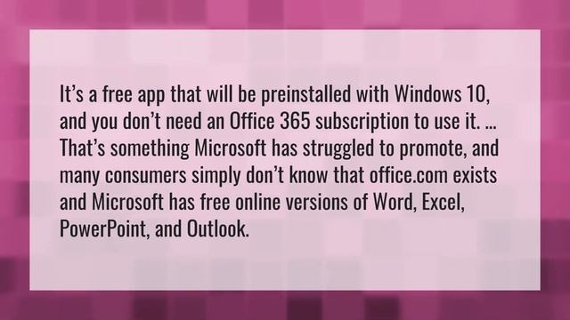 Does Office come free with Windows 10? смотреть онлайн