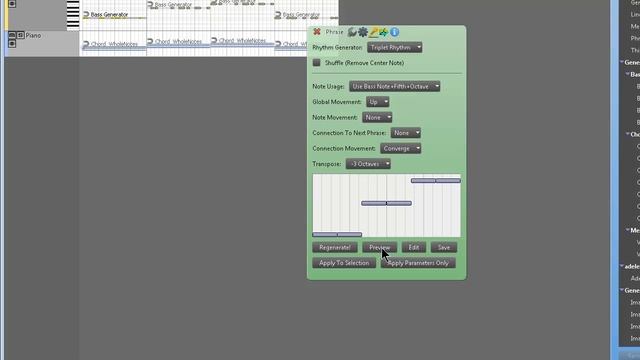 RapidComposer Tutorial Part 9A: Generators & Phrase Parameters (and a little tweaking) смотреть онлайн