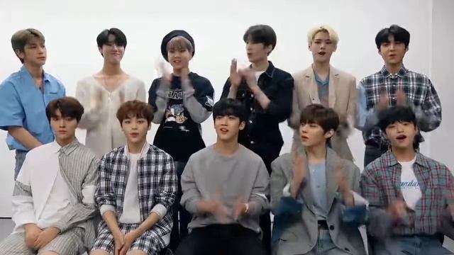 X1(엑스원) Greetings for Apple Music Japan 190904 смотреть онлайн