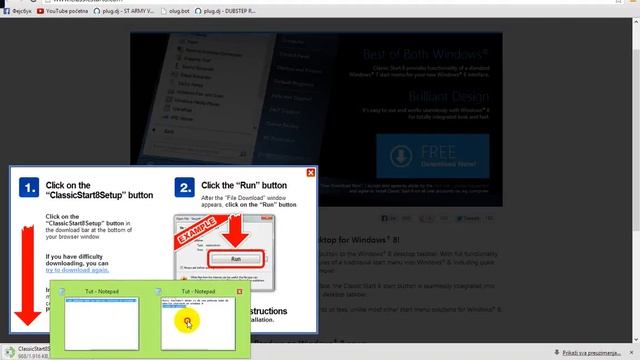 Kako ubaciti start orb u Windows 8 смотреть онлайн