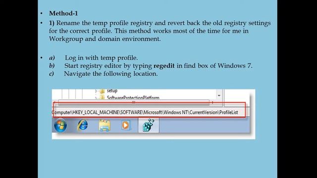 Tutorial in Urdu Windows 7 Temporary user profile troubleshooting смотреть онлайн