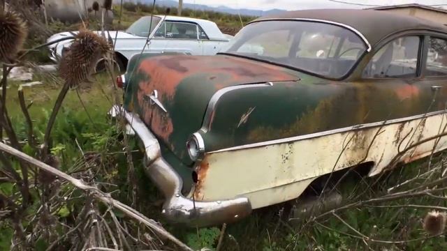 1955 Pontiac probably was in pretty nice shape when it was left to rot in this Oregon field. смотреть онлайн