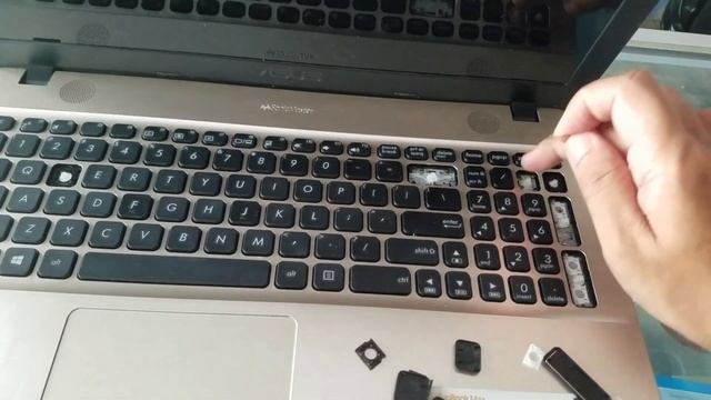 Belajar servis keyboard laptop asus X541N смотреть онлайн