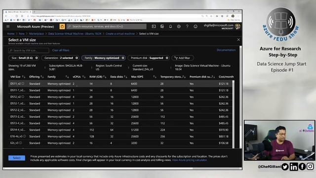 Azure for Research Step by Step Data Science Jumpstart Episode 1 смотреть онлайн