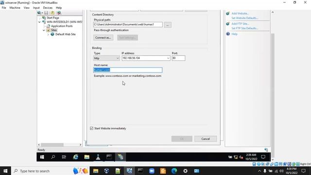 FTP Dan WEBServer pada WinServer 2019 смотреть онлайн